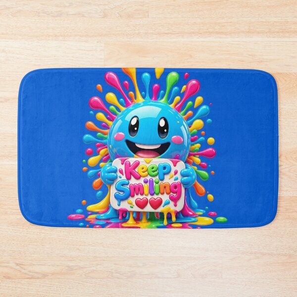 Item preview, Keep Smiling – Colorful Happy Paint Splash Character ❤️❤️ designed and sold by IMuDesigner.