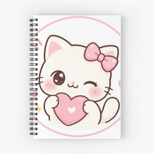 Item preview, Cute kawaii kitty sticker designed and sold by Vegasstickers.