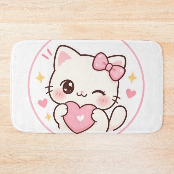 Item preview, Cute kawaii kitty sticker designed and sold by Vegasstickers.
