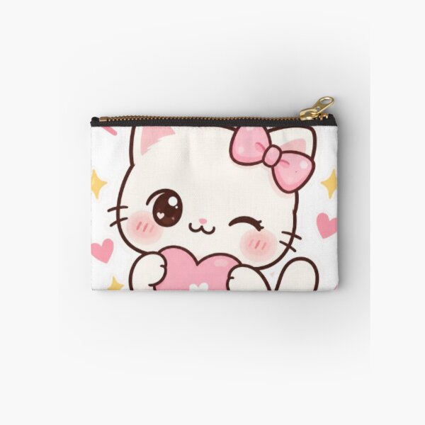 Item preview, Cute kawaii kitty sticker designed and sold by Vegasstickers.