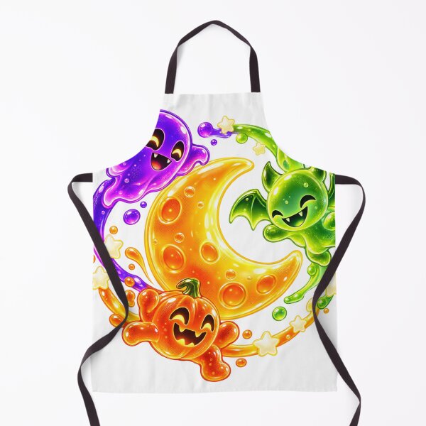 Item preview, Gummy Halloween Moon – Cute Ghost, Bat and Pumpkin Monsters designed and sold by ODDLUME CLUB.