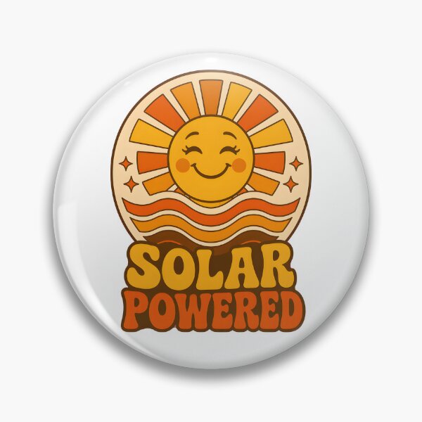 Item preview, Solar Powered Retro 70s Sunshine Outdoor Aesthetic designed and sold by DoceVaga.