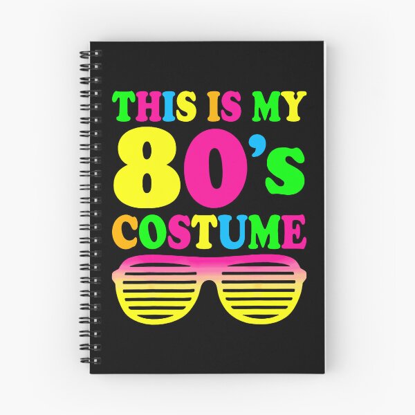 Item preview, This Is My 80s Costume Neon Rainbow Text Shutter Shades Retro Party Apparel designed and sold by slmfams.
