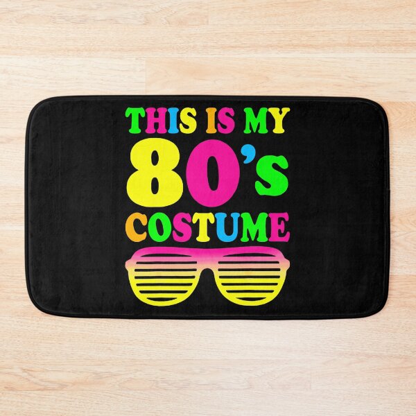 Item preview, This Is My 80s Costume Neon Rainbow Text Shutter Shades Retro Party Apparel designed and sold by slmfams.