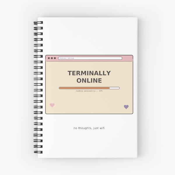 Item preview, Terminally Online Internet Culture Funny T-Shirt designed and sold by MEHDI-NAJIB.