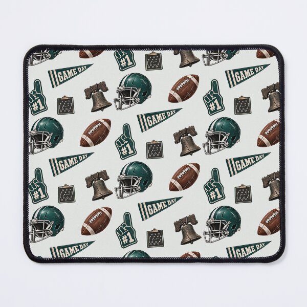 Item preview, Philadelphia Football Pattern – Green Game Day designed and sold by SnugbugStudios.