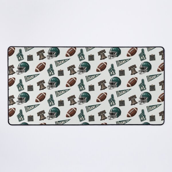 Item preview, Philadelphia Football Pattern – Green Game Day designed and sold by SnugbugStudios.