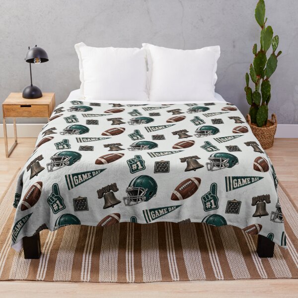 Item preview, Philadelphia Football Pattern – Green Game Day designed and sold by SnugbugStudios.