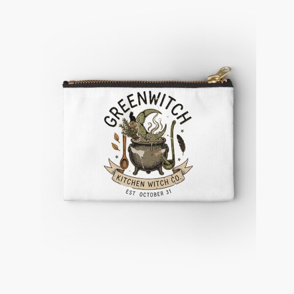 Item preview, Greenwitch Kitchen Witch Cauldron Halloween Design Graphic Tee v18 designed and sold by DarylWelsh2024.
