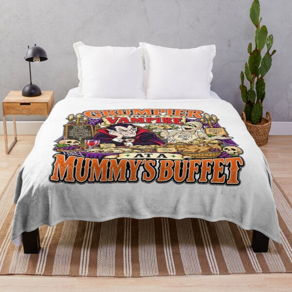 Item preview, GRUMPIER THAN A VAMPIRE AT A MUMMY’S BUFFET designed and sold by WheelieGdArt.
