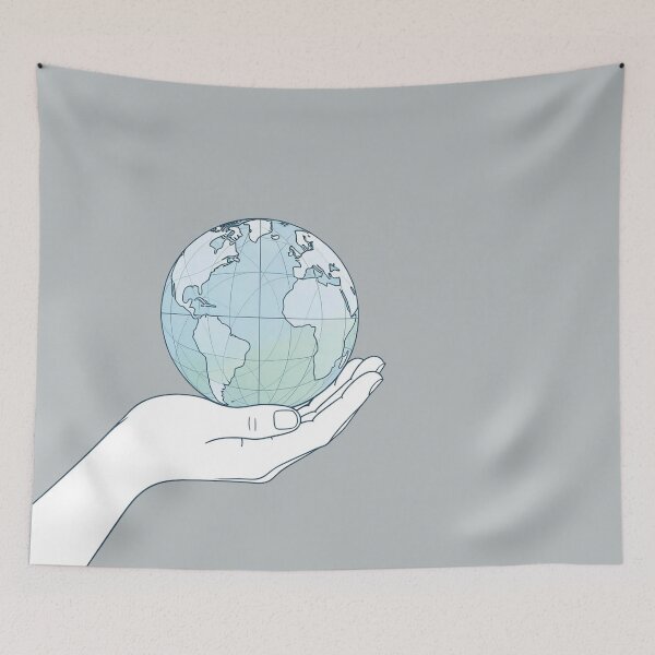Item preview, A globe held in the hand designed and sold by MagelliShop.