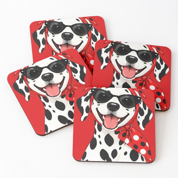 Item preview, Stylish Dalmatian Dog with Red Bow designed and sold by zisad.