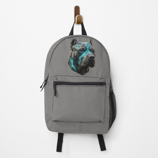 Item preview, Geometric Volcanic Presa Canario Dog Basalt Stone Cyberpunk Emblem designed and sold by EfectoCreativo.