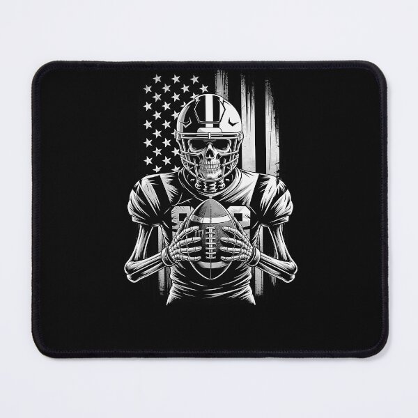 Item preview, Skeleton Football Player Number 99 American Flag Distressed Sports Horror Apparel designed and sold by slmfams.