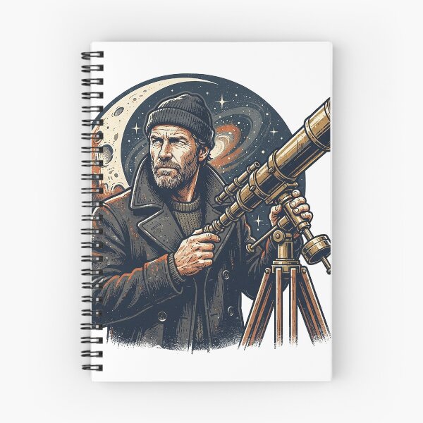 Item preview, Vintage Astrophotographer Portrait designed and sold by eduardoroa22.