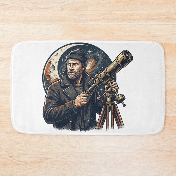 Item preview, Vintage Astrophotographer Portrait designed and sold by eduardoroa22.