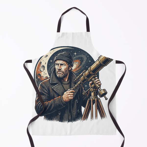 Item preview, Vintage Astrophotographer Portrait designed and sold by eduardoroa22.