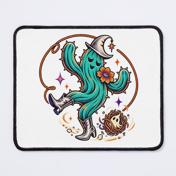 Item preview, Midnight Cactus Dance – Spooky Western Desert Spirit designed and sold by ODDLUME CLUB.