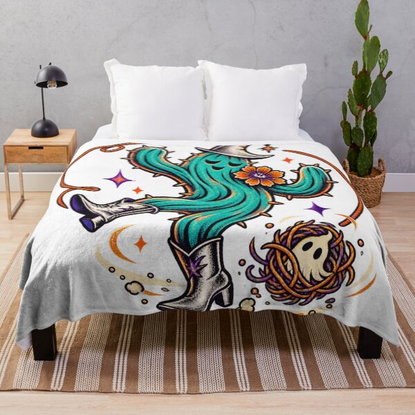 Item preview, Midnight Cactus Dance – Spooky Western Desert Spirit designed and sold by ODDLUME CLUB.