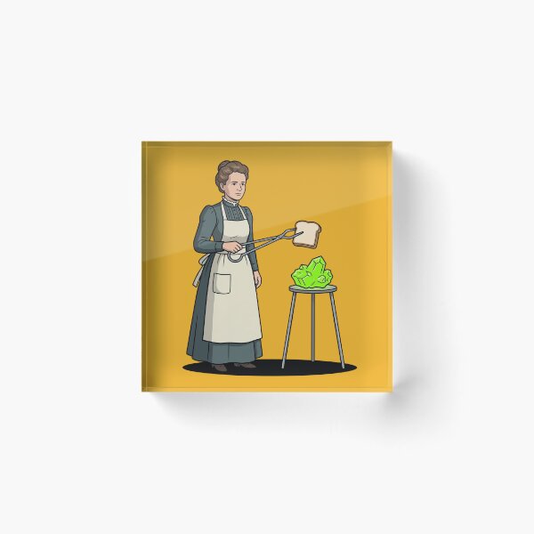 Item preview, Marie Curie Toasting Bread On Radium designed and sold by Rare By Hero.