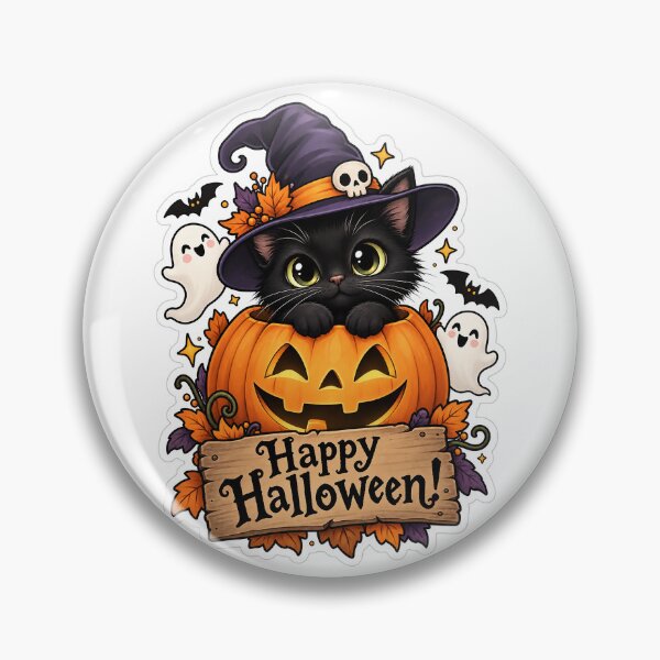 Item preview, Happy Halloween Kitten designed and sold by My Redbubble Shop.