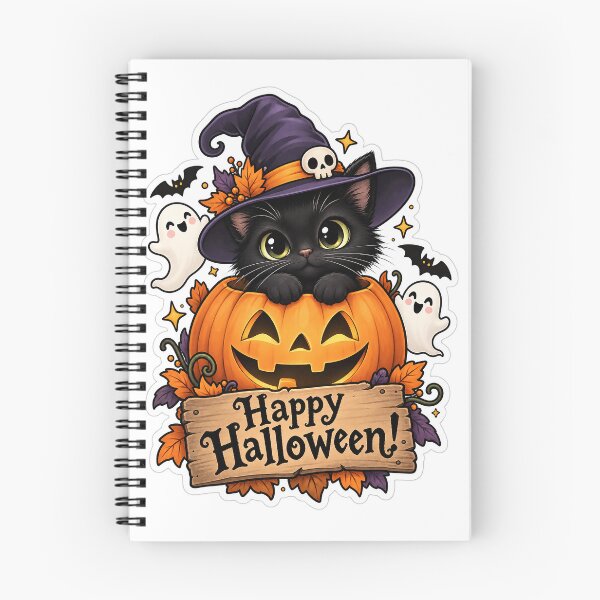Item preview, Happy Halloween Kitten designed and sold by My Redbubble Shop.