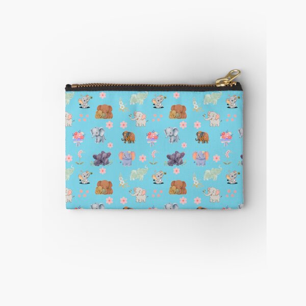 Item preview, children's pattern, elephants, flowers, multicolored. designed and sold by XertHardcore.