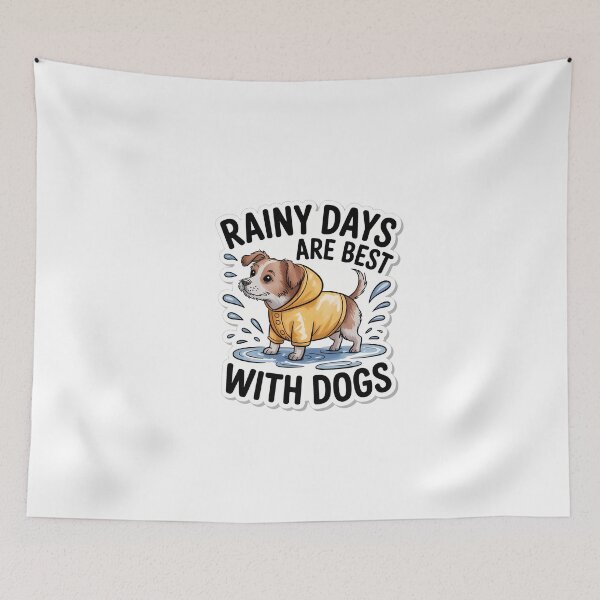 Item preview, Rainy Days with Paws designed and sold by NiftyWrx.
