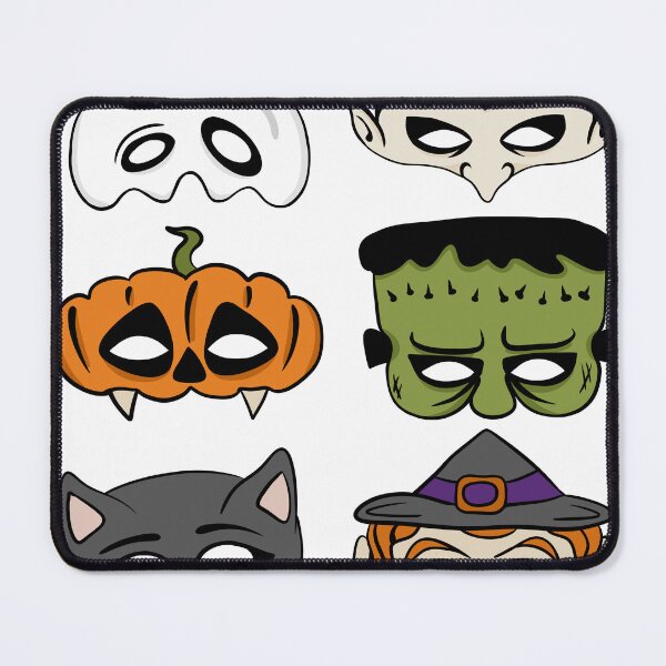 Item preview, Cute Spooky Halloween Masks Sticker Pack — Ghost Pumpkin Vampire Black Cat designed and sold by LYAN-STORE.