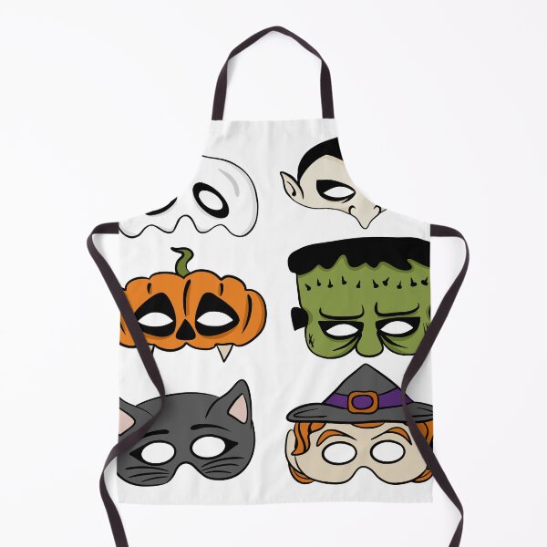 Item preview, Cute Spooky Halloween Masks Sticker Pack — Ghost Pumpkin Vampire Black Cat designed and sold by LYAN-STORE.