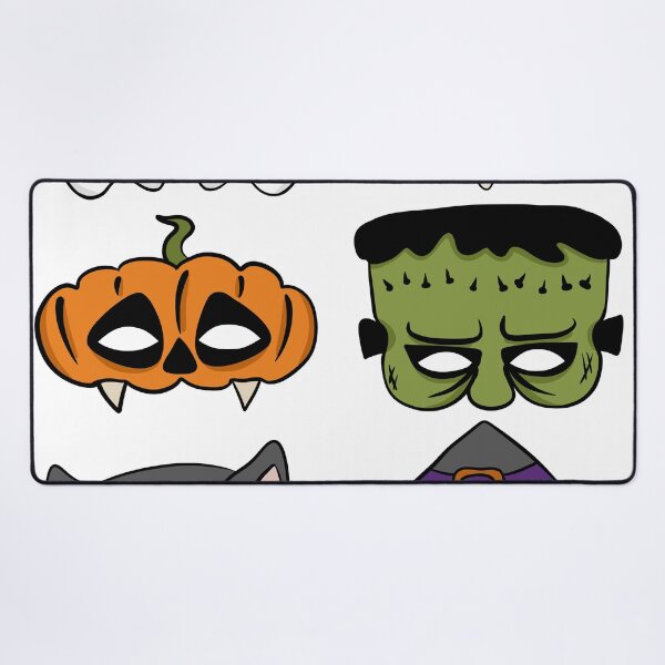 Item preview, Cute Spooky Halloween Masks Sticker Pack — Ghost Pumpkin Vampire Black Cat designed and sold by LYAN-STORE.