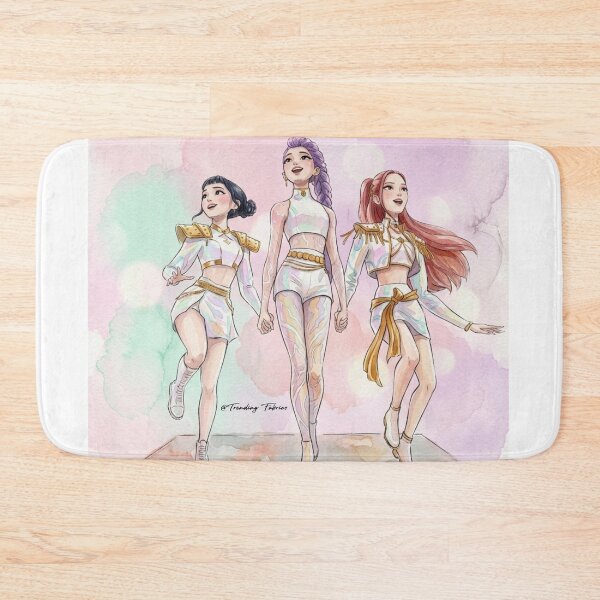 Item preview, K-pop Demon Hunter Zoey, Rumi & Mira Poster designed and sold by TrendingDesigns20xx.