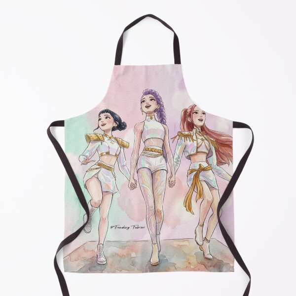 Item preview, K-pop Demon Hunter Zoey, Rumi & Mira Poster designed and sold by ShawnMorrisDesigns.