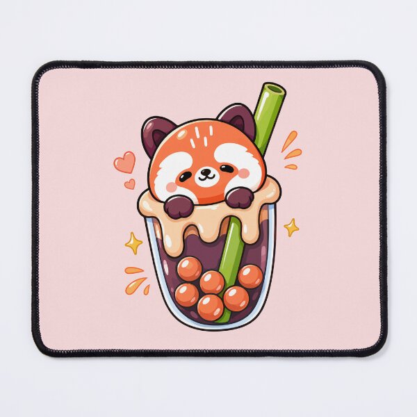 Item preview, Red Panda Bubble Tea designed and sold by RedpandasMerch.