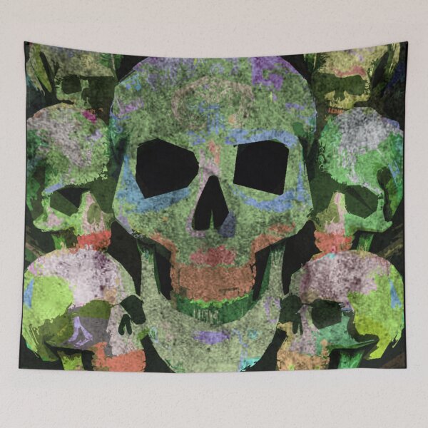 Item preview, Abstract skulls designed and sold by kinpirks.