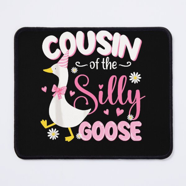 Item preview, Cousin Of The Silly Goose Party Hat Pink Bow Daisies Cute Family Humor Apparel designed and sold by slmfams.