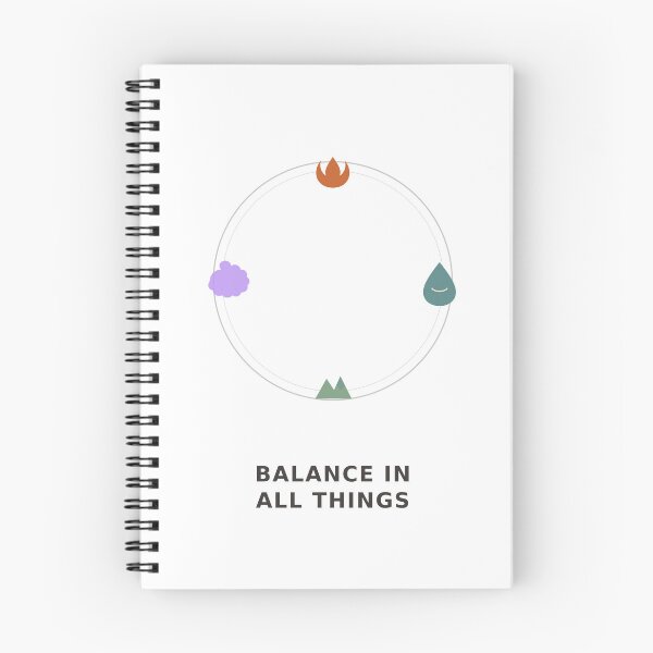 Item preview, Balance in All Things Elements Minimalist T-Shirt designed and sold by MEHDI-NAJIB.