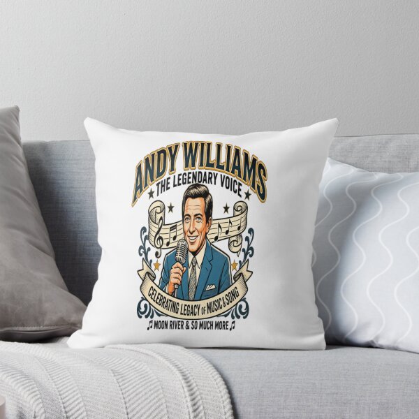 Aperçu de l'œuvre Andy Williams Vintage Music Legend Retro Singer Tribute créée et vendue par ActionForge.