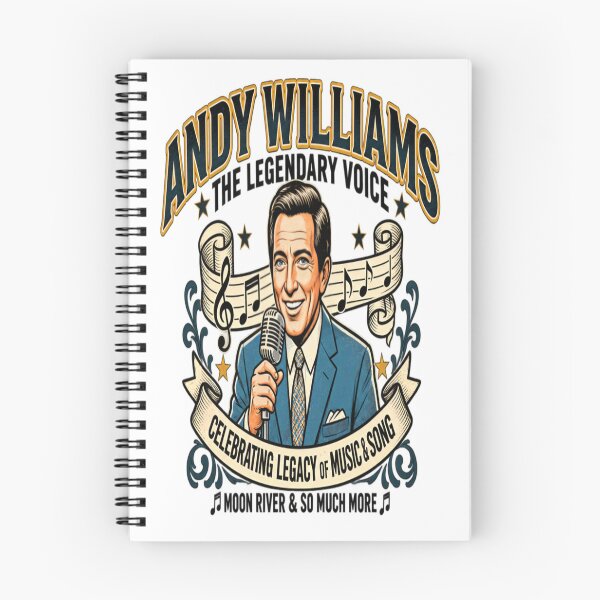 Item preview, Andy Williams Vintage Music Legend Retro Singer Tribute designed and sold by ActionForge.