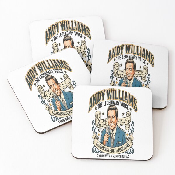 Item preview, Andy Williams Vintage Music Legend Retro Singer Tribute designed and sold by ActionForge.
