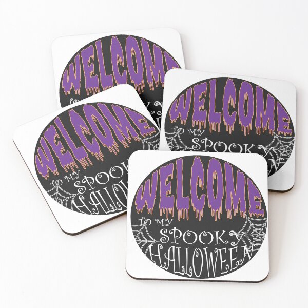 Item preview, WELCOME TO MY SPOOKY HALLOWEEN designed and sold by Maory Salazar Resin Art and more.