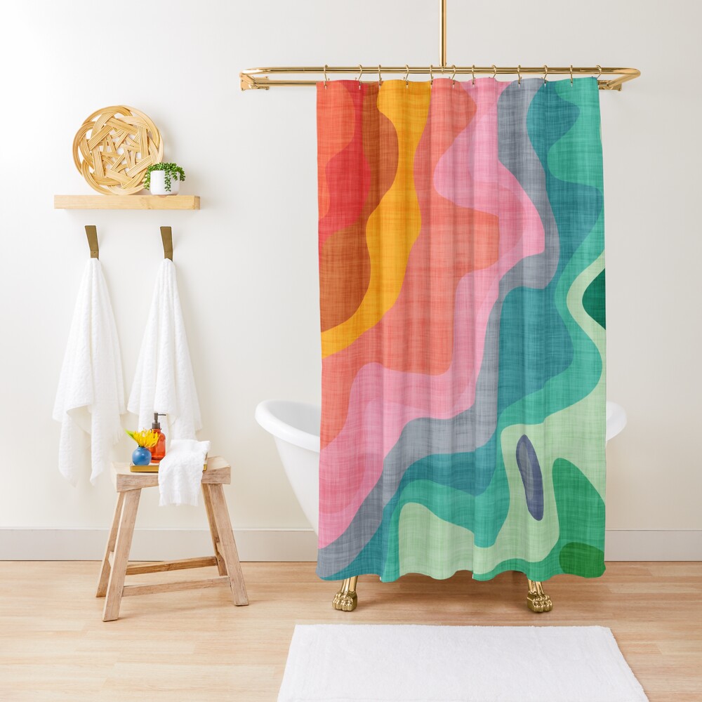 Flouncy Flouncy Shower Curtain