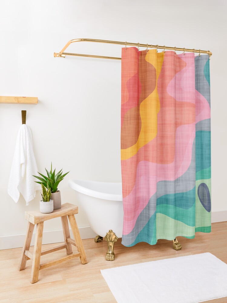 Alternate view of Flouncy Flouncy Shower Curtain