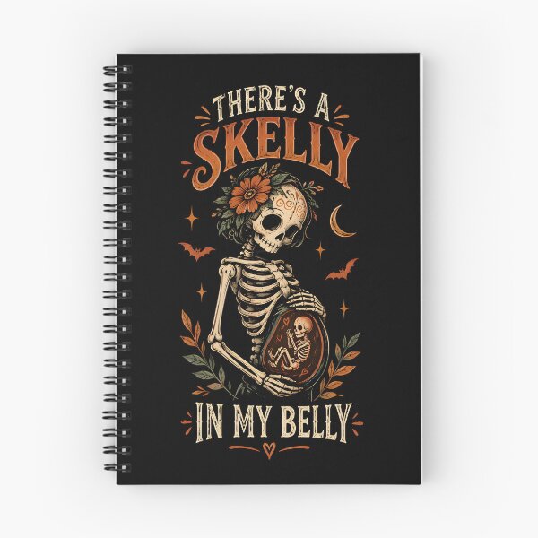 Item preview, There's a Skelly In My Belly designed and sold by LovelyEvaDesign.