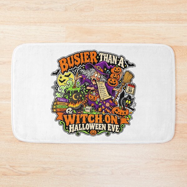 Item preview, BUSIER THAN A WITCH ON HALLOWEEN EVE designed and sold by WheelieGdArt.