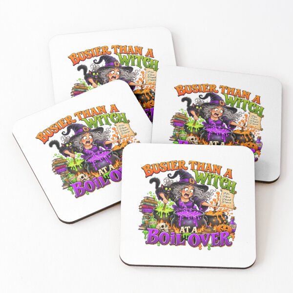 Item preview, BUSIER THAN A WITCH AT A BOIL OVER designed and sold by WheelieGdArt.