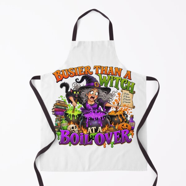 Item preview, BUSIER THAN A WITCH AT A BOIL OVER designed and sold by WheelieGdArt.