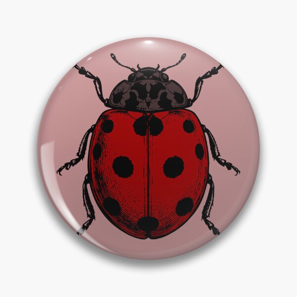 Item preview, Vintage Ladybug Illustration Nature Lover Insect Art designed and sold by MintaApparel.