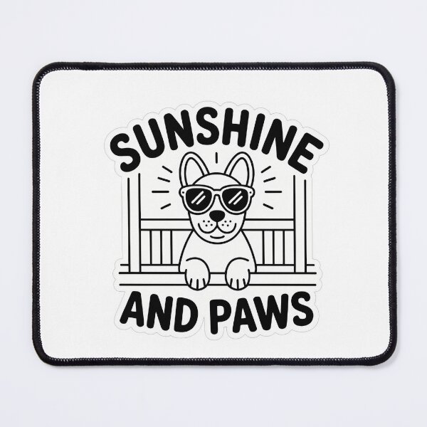 Item preview, Sunshine and Paws Dog Mom Design designed and sold by NiftyWrx.