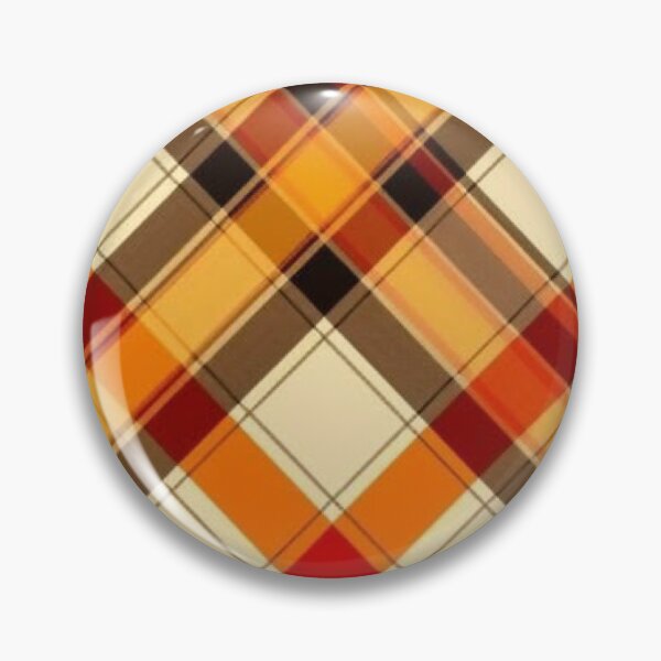 Item preview, Cozy Autumn Diagonal Plaid Pattern — Orange and Warm Brown Fall Tartan designed and sold by LYAN-STORE.